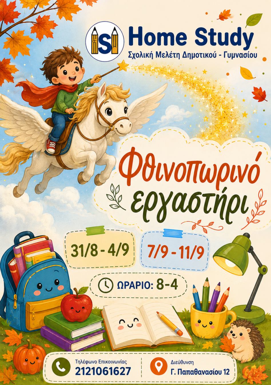 Home Study | Σχολική Μελέτη Δημοτικού - Γυμνασίου | Παιανία